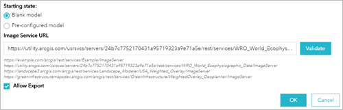 Blank model option Blank model option